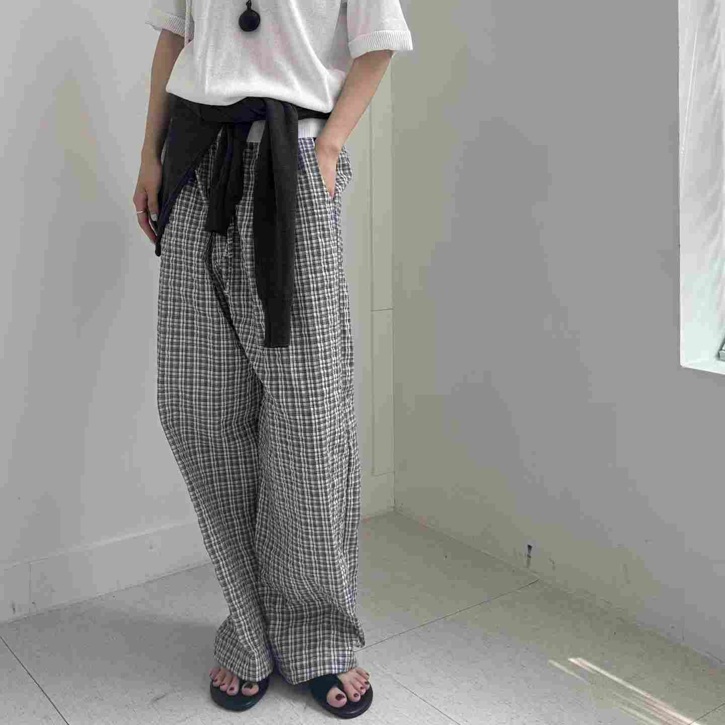 MINIMALGROUND/VIVAGLAM韓國代購女裝新品真品人氣休閑褲MINIMALGROUND/VIVAGLAM休閑褲
