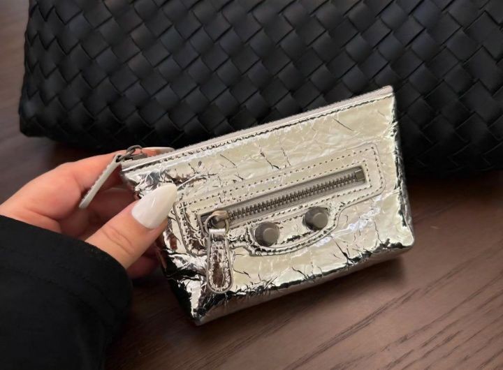 TROUVAILLE東大門實拍女裝新款真品錢包卡包零錢包牛皮拉鏈TROUVAILLE錢包/卡包/零錢包