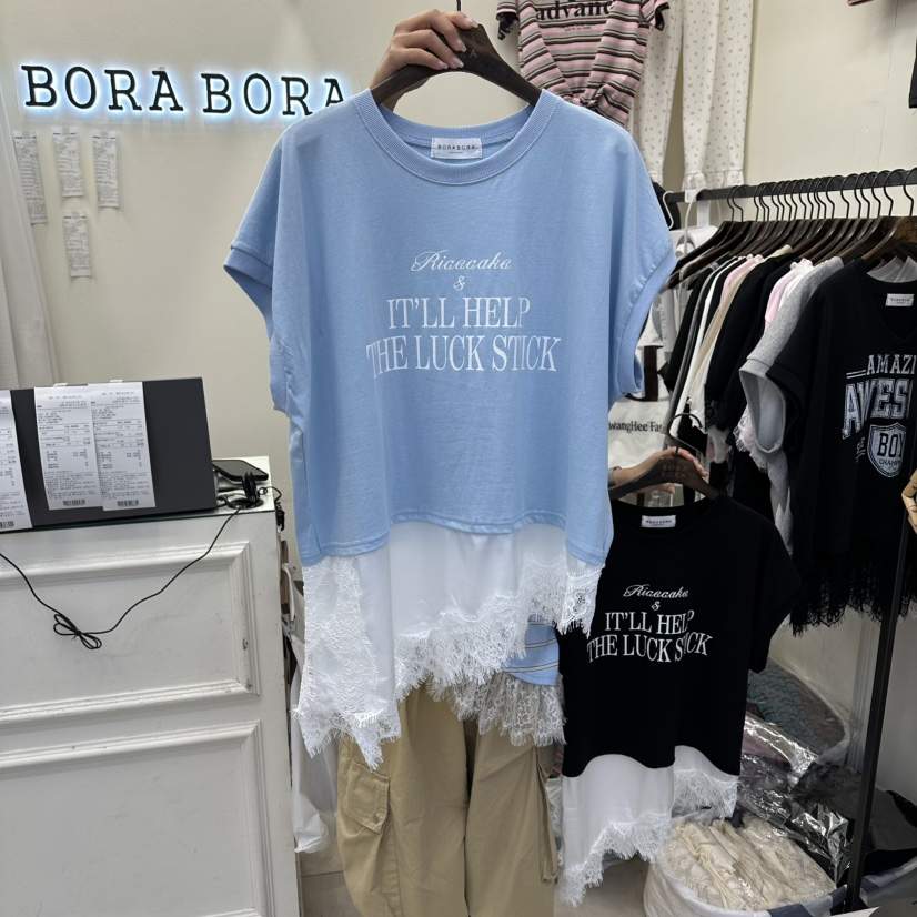 BORA BORA韓國代購女裝新款26春夏真品時尚休閑熱賣推薦T恤BORA BORAT恤
