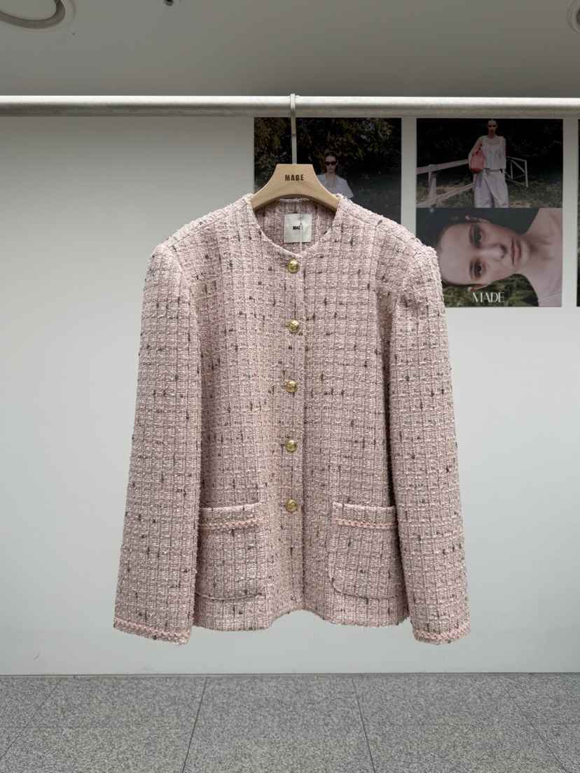 MADE-P東大門代購女裝新品時尚真品推薦熱賣職業夾克粗花呢MADE-P夾克