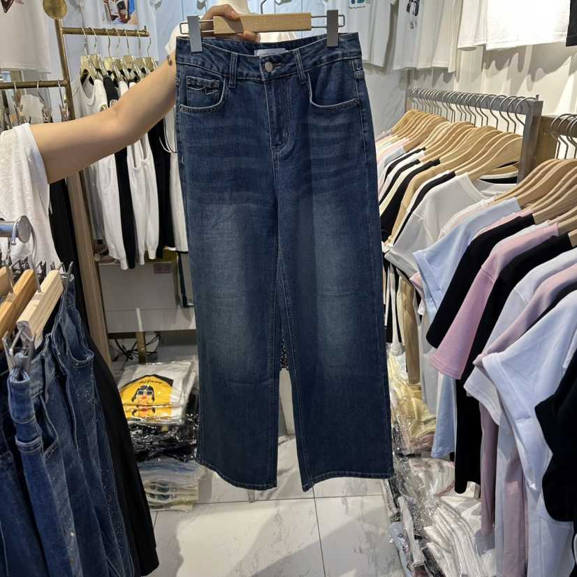 COCO HOLIC東大門實拍女士新品職業時尚26春夏休閑牛仔褲COCO HOLIC牛仔褲
