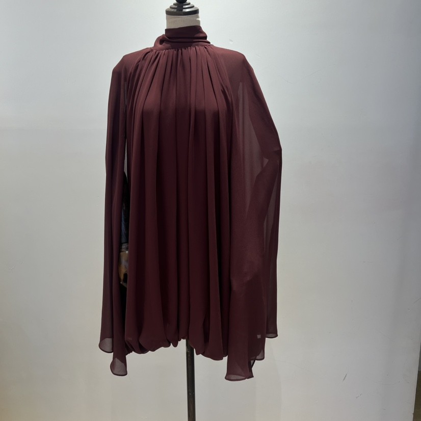 VAN NZILL東大門直郵女士新品26春夏職業熱賣連衣裙高領VAN NZILL連衣裙