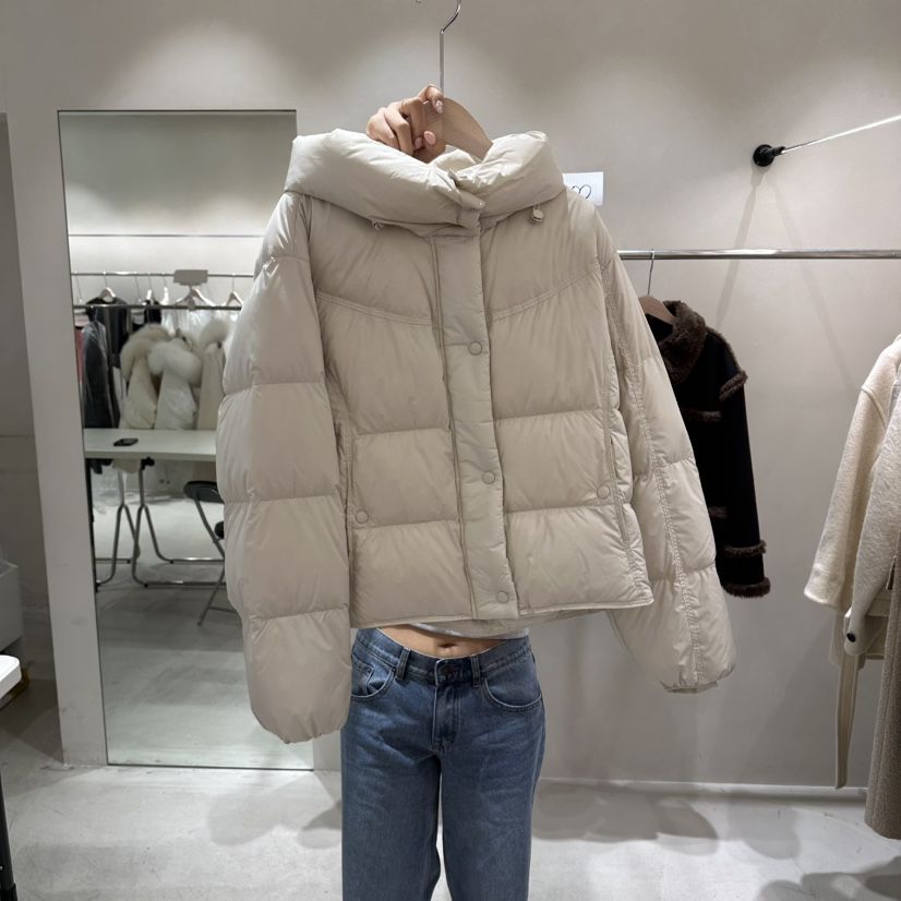 Color B東大門代購女士新款熱賣人氣推薦真品休閑短款棉服Color B短款棉服
