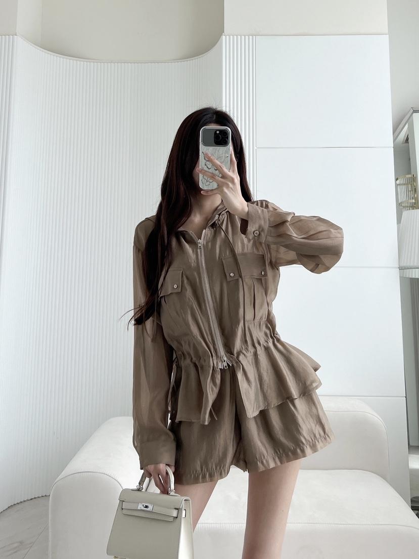 CLOTH韓國直郵女士新品26夏季時尚休閑熱賣人氣夾克羅紋連帽CLOTH夾克