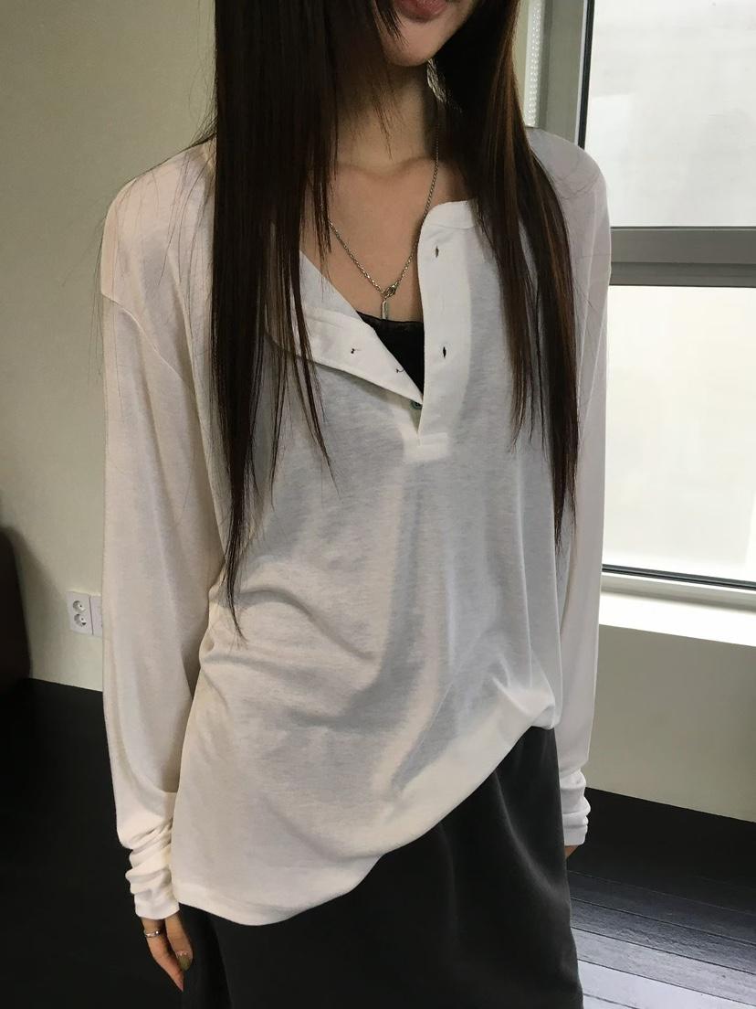 MINIMUZE韓國代購女士新款職業真品人氣熱賣推薦26春夏長袖T恤MINIMUZE長袖T恤