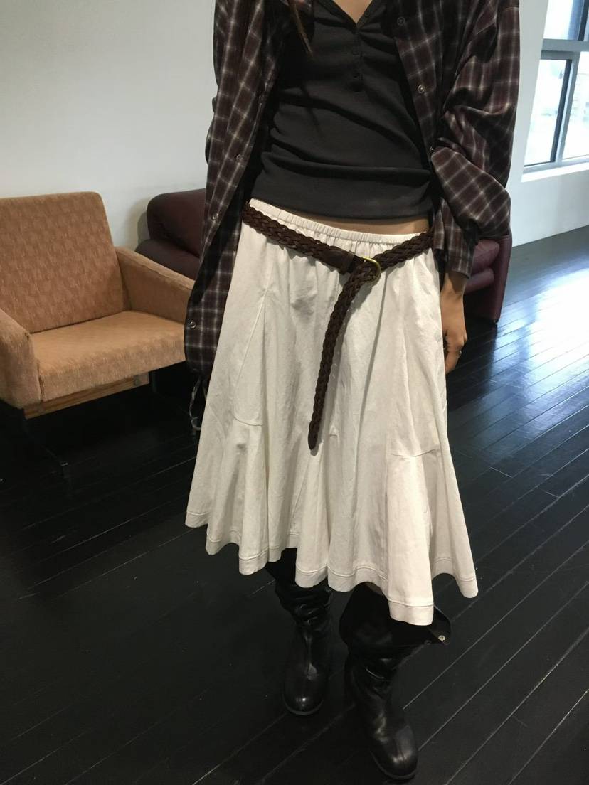 MINIMUZE韓國直郵女士新款人氣真品半身裙中短裙不含腰帶MINIMUZE半身裙/中短裙