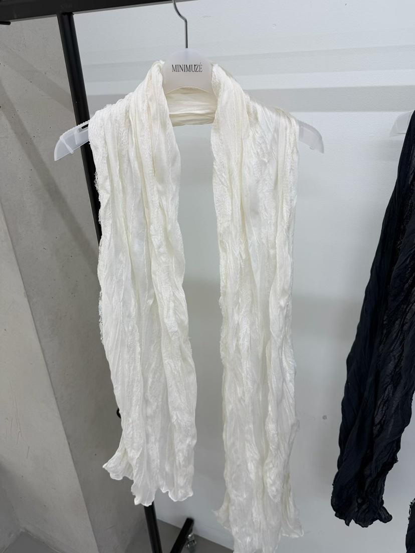 MINIMUZE東大門代購女裝新品休閑時尚職業圍巾披肩褶皺圍巾MINIMUZE圍巾/披肩