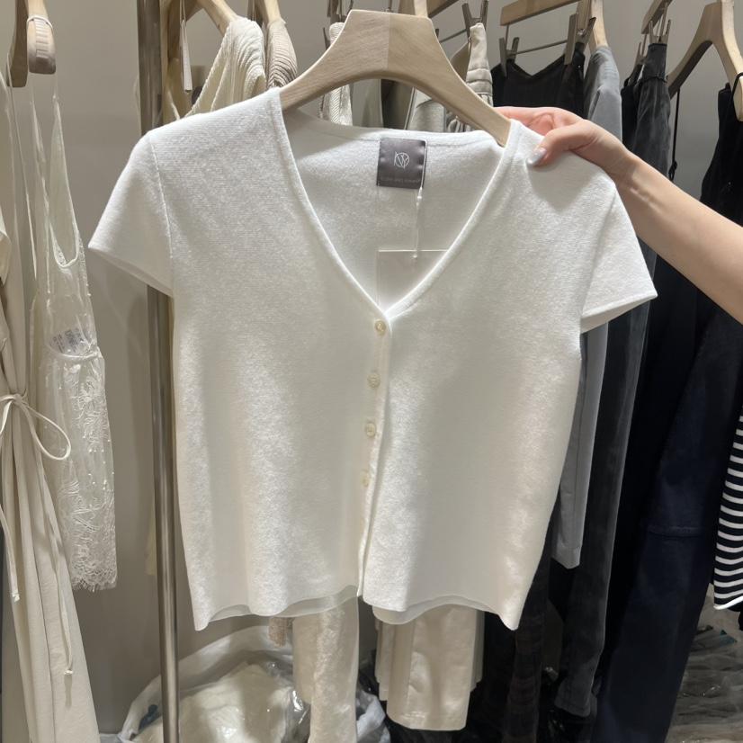 GLOW AND NYMPH東大門代購女裝新品26夏季開衫開衫紐扣GLOW AND NYMPH開衫