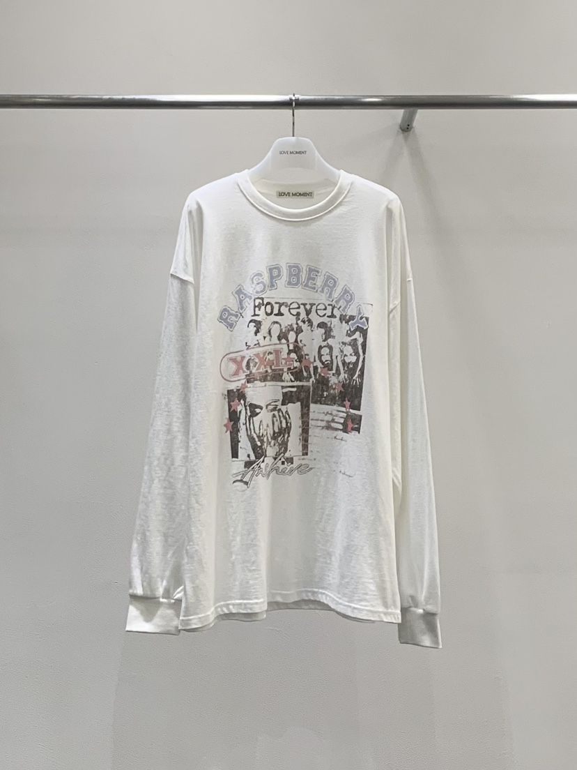 LOVE MOMENT東大門實拍女裝新品真品26夏季時尚休閑長袖T恤LOVE MOMENT長袖T恤