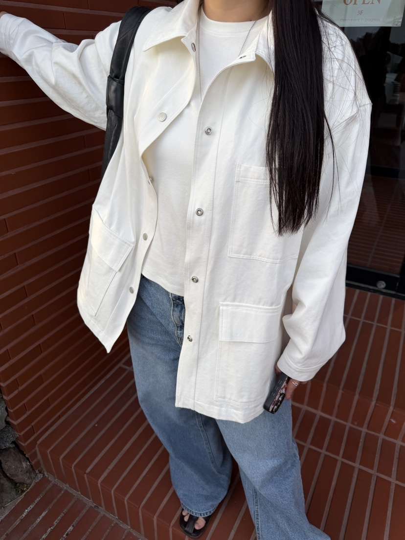 VERNIMENT東大門代購女裝新品真品時尚推薦26夏季夾克棉布VERNIMENT夾克