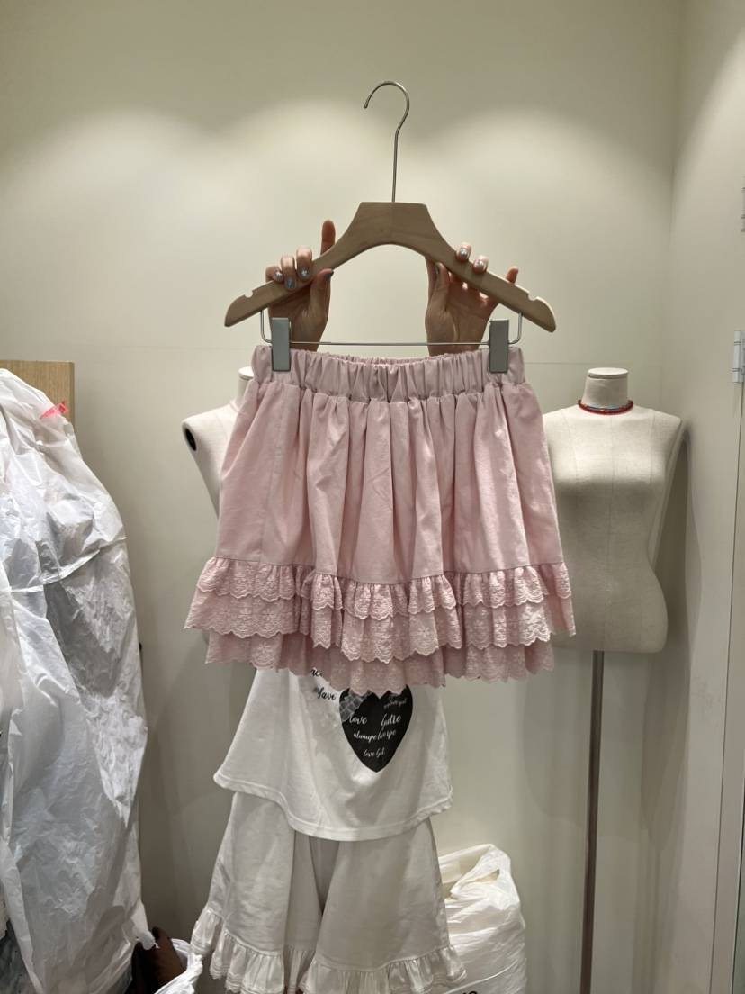BE&amp;BE東大門實拍女士新款時尚休閑26夏季短裙短款蕾絲BE&be短裙