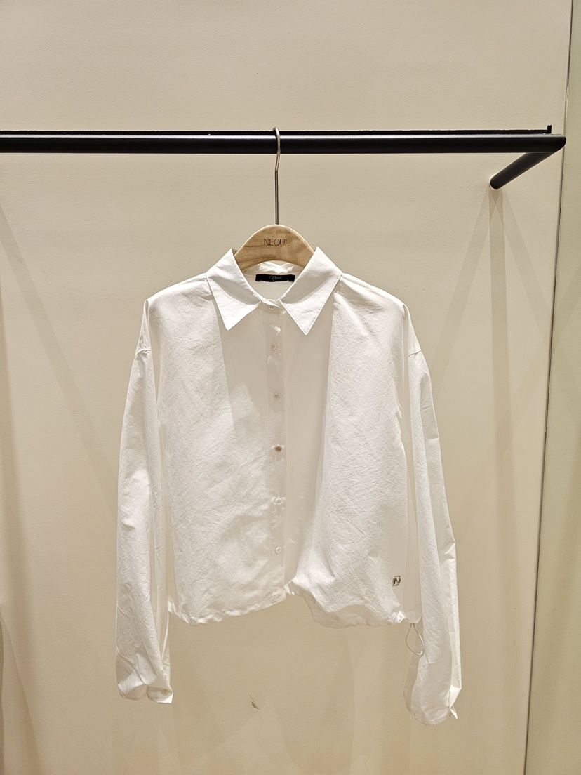 NEOUL東大門代購女裝新款時尚真品休閑26夏季推薦襯衫蕾絲衫NEOUL/ahin雙領標簽襯衫/蕾絲衫