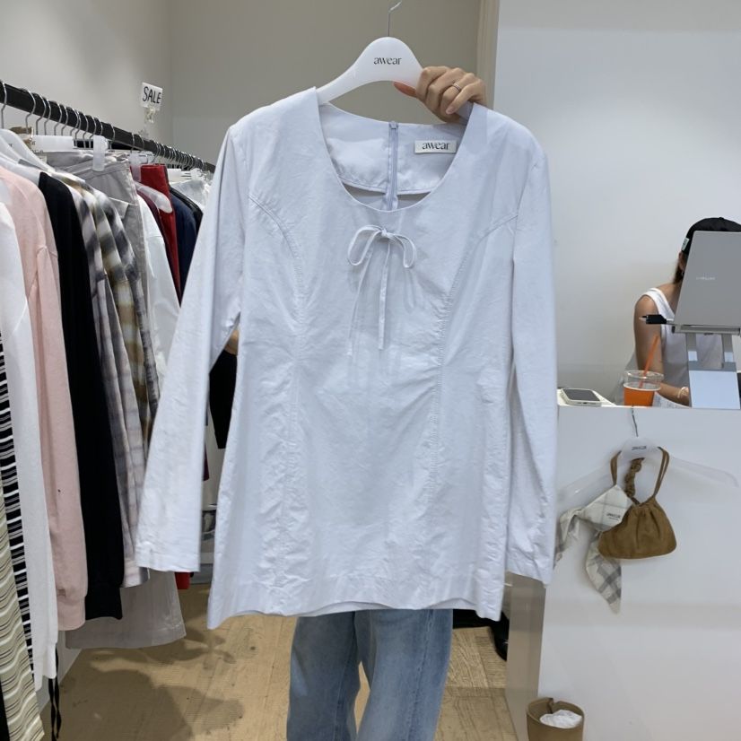 RUMIRU/AWEAR韓國代購女裝新品時尚熱賣推薦人氣襯衫蕾絲衫awear/RUMIRU襯衫/蕾絲衫