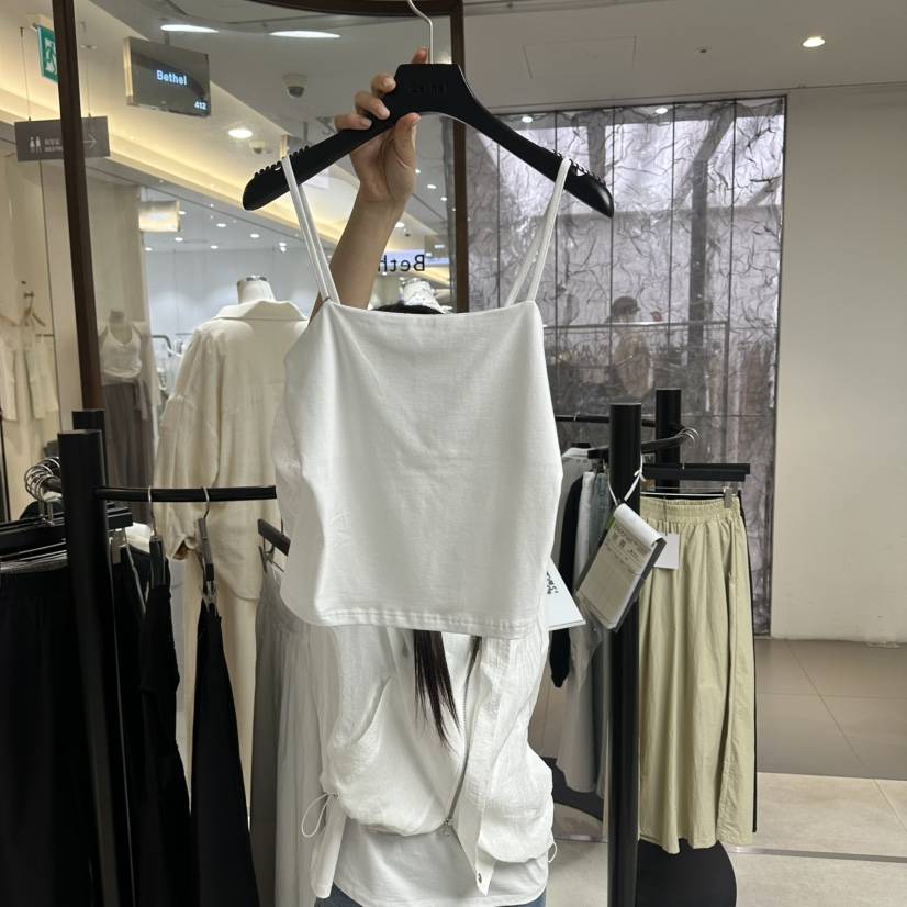 BETHEL東大門直郵女士新品熱賣時尚推薦休閑吊帶背心無袖BETHEL吊帶/背心