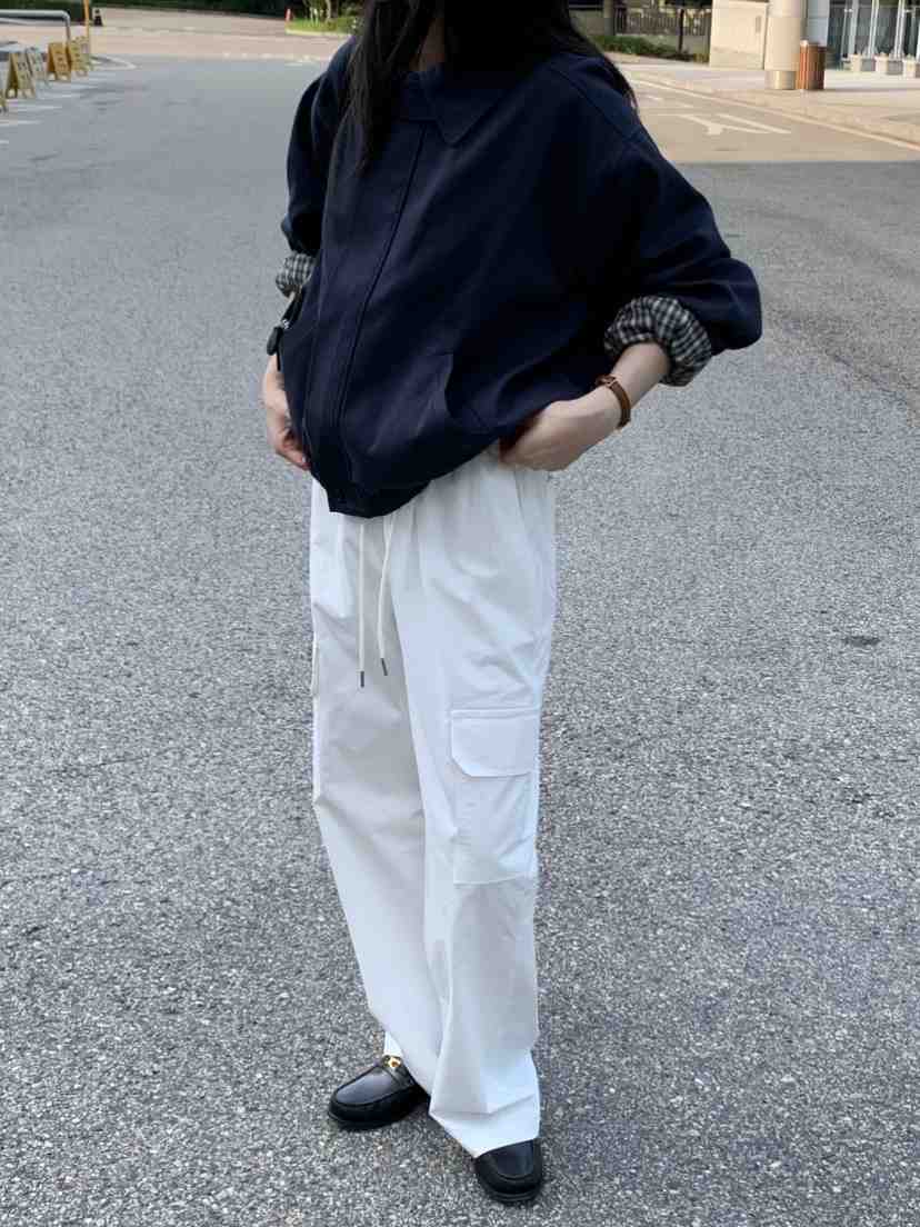 NOUVEAU韓國直郵女裝新品人氣休閑26夏季時尚休閑褲斜紋布NOUVEAU休閑褲
