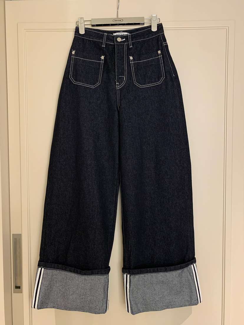BADCALM東大門實拍女裝新品休閑26夏季時尚人氣熱賣牛仔褲BADCALM牛仔褲
