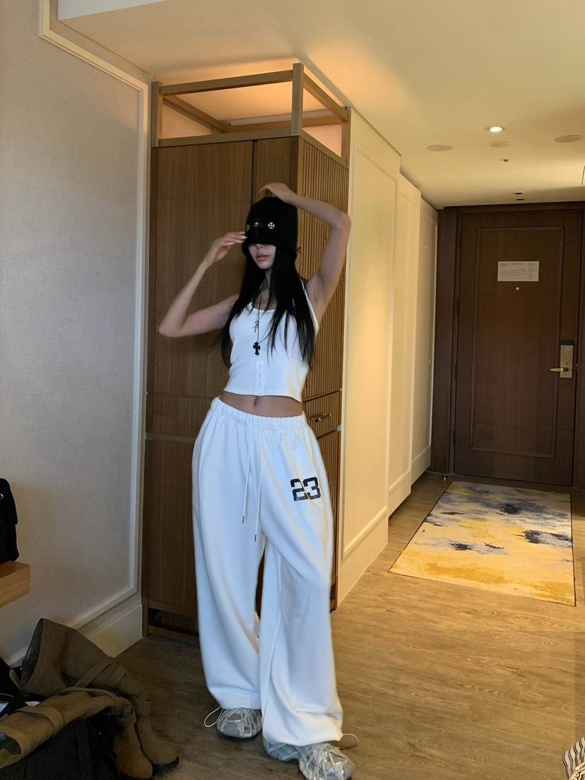 BADCALM韓國直郵女裝新品26夏季推薦時尚熱賣休閑真品休閑褲BADCALM休閑褲