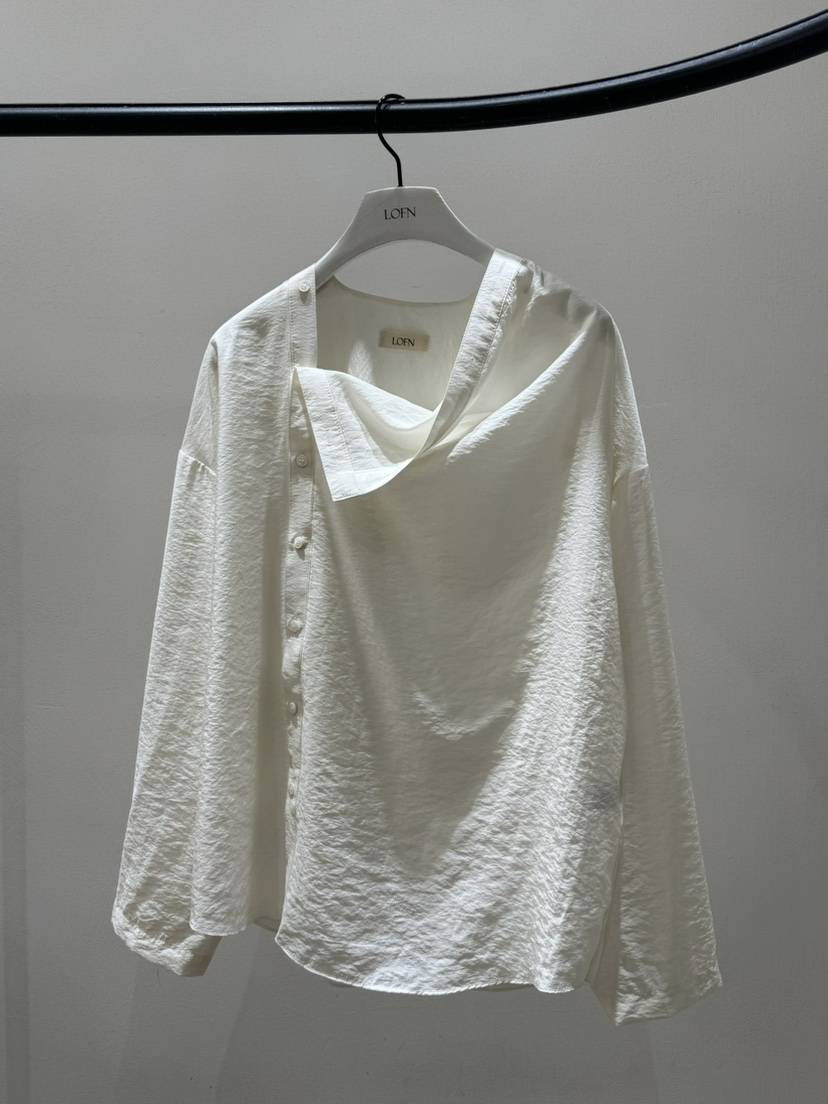 LOFN韓國直郵女裝新品時尚熱賣26夏季真品人氣襯衫蕾絲衫LOFN襯衫/蕾絲衫