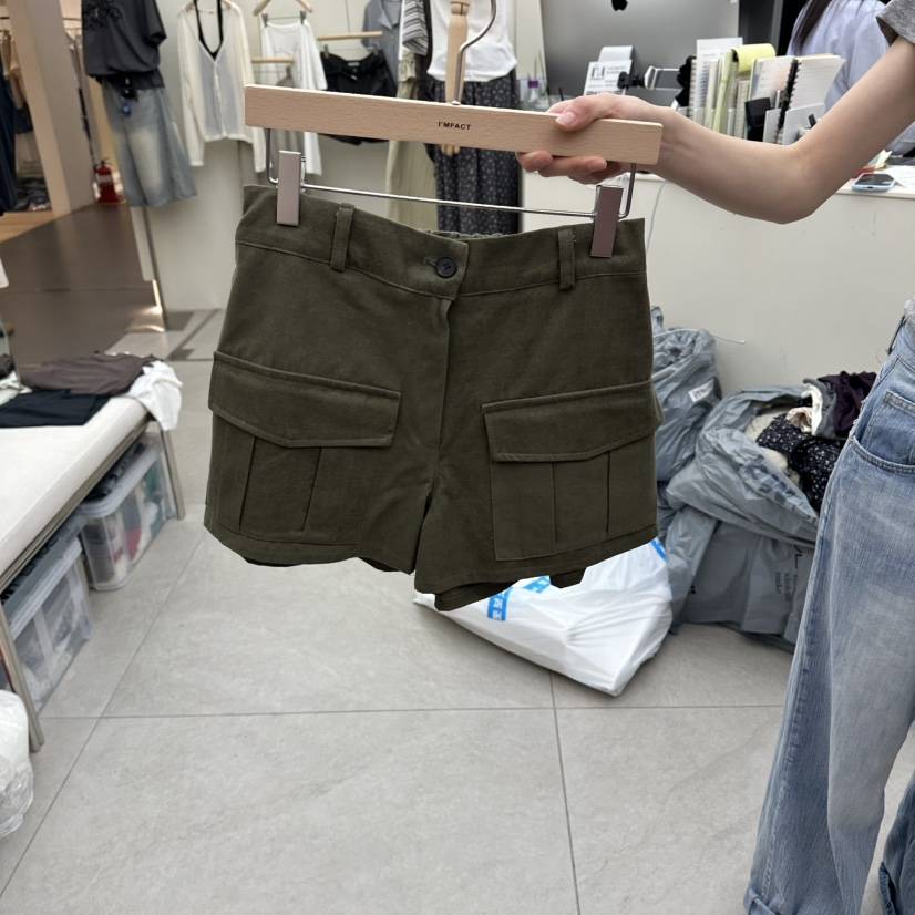 I MFACT韓國直郵女裝新款熱賣推薦26夏季人氣真品短褲口袋I MFACT短褲