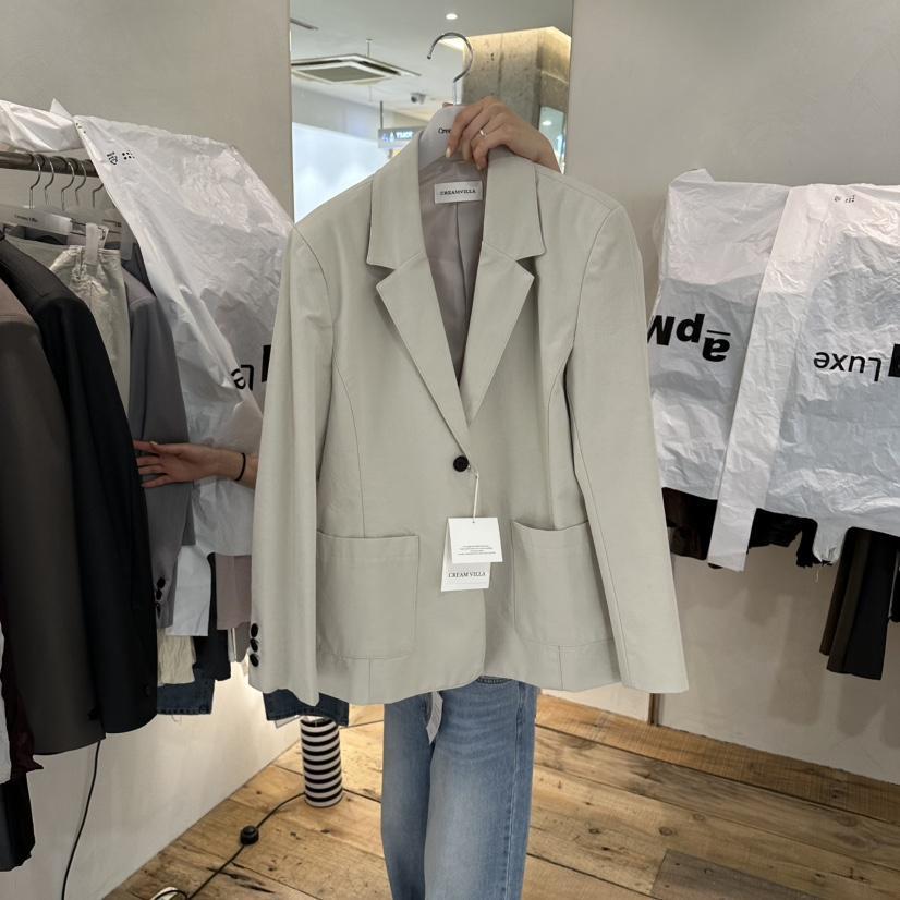CREAM VILLA東大門代購女士新品26夏季夾克棉CREAM VILLA夾克