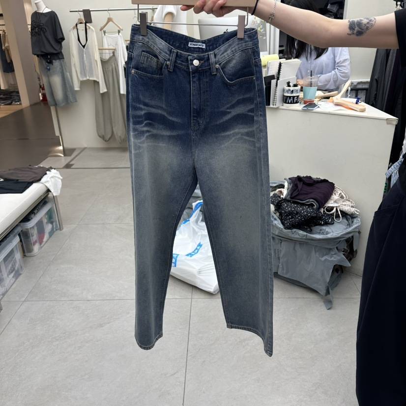 I MFACT東大門代購女士新款人氣推薦真品熱賣休閑牛仔褲I MFACT牛仔褲