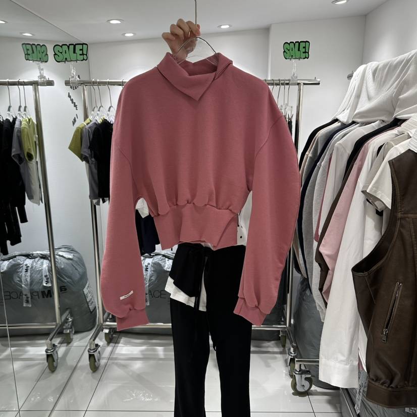 JENNIE韓國代購女士新品26夏季休閑人氣真品推薦衛衣高領JENNIE/VENEFIT衛衣