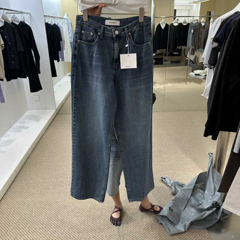 ARTISANAL韓國代購女士新款熱賣休閑真品人氣26夏季牛仔褲ARTISANAL牛仔褲