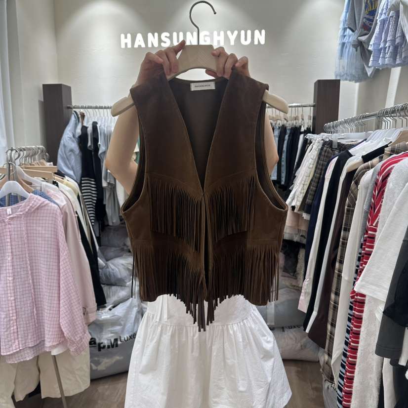 HANSUNGHYUN東大門直郵女裝新款熱賣人氣時尚真品推薦馬甲HANSUNGHYUN馬甲