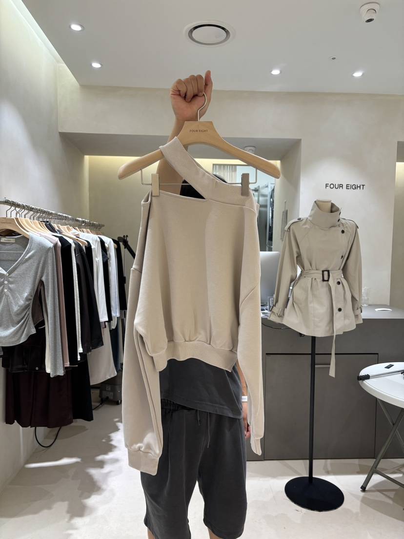 FOUREIGHT韓國代購女裝新品推薦26夏季休閑人氣時尚熱賣衛衣FOUR EIGHT衛衣