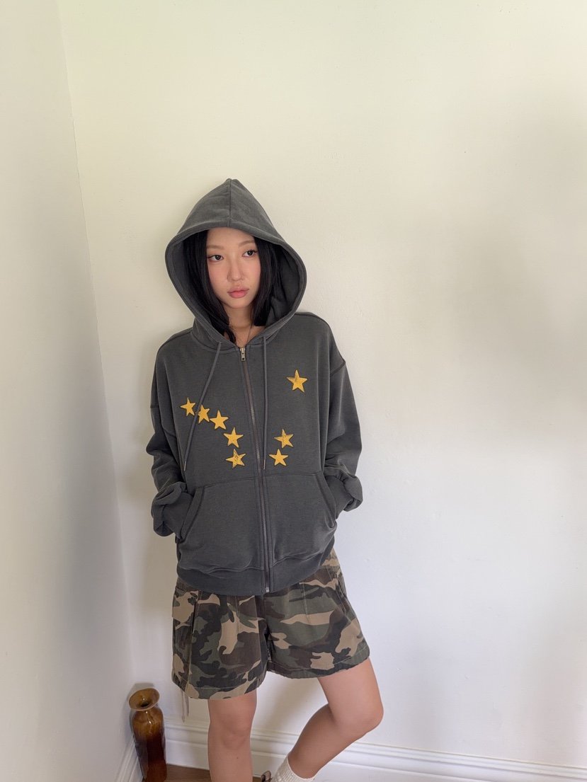 SUNDER MARKET韓國代購女裝新款時尚真品休閑熱賣26夏季衛衣SUNDER MARKET衛衣