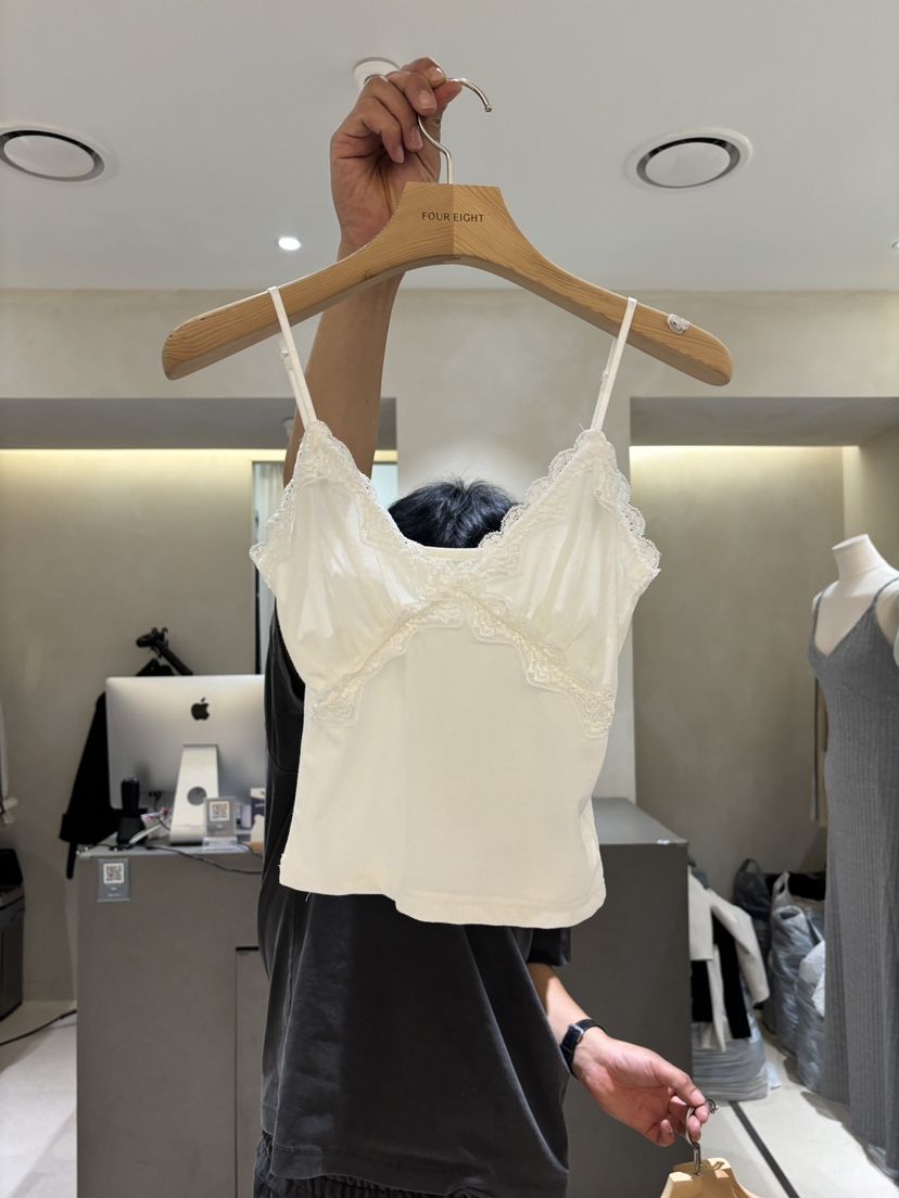 FOUREIGHT東大門代購女裝新品人氣26夏季吊帶背心蕾絲無袖FOUR EIGHT吊帶/背心