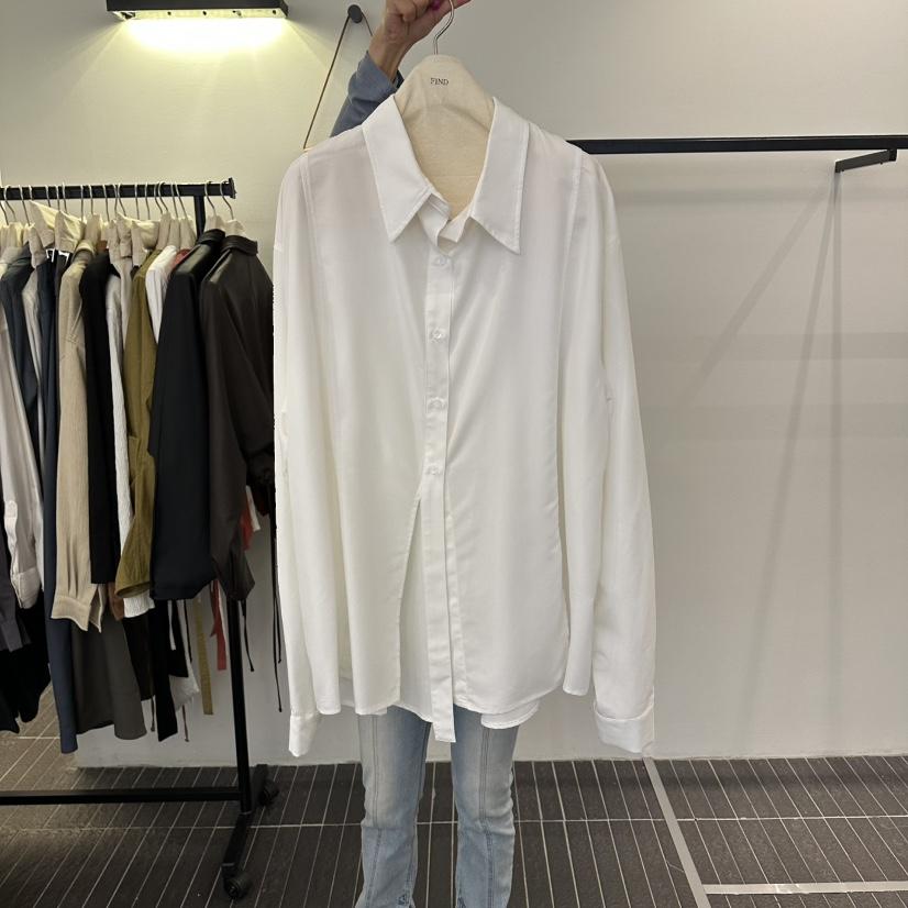 FIND-P韓國直郵女裝新品休閑26夏季熱賣真品時尚襯衫蕾絲衫FIND-P襯衫/蕾絲衫