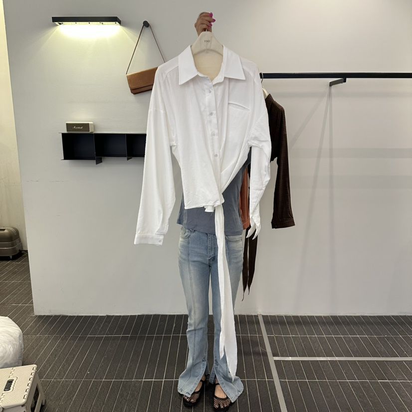 FIND-P東大門直郵女裝新品推薦熱賣26夏季休閑襯衫蕾絲衫FIND-P襯衫/蕾絲衫