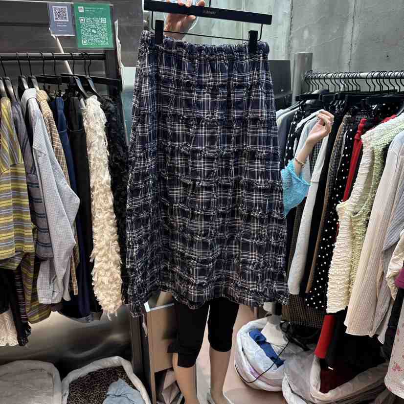 RUNWAY-런웨이韓國直郵女裝新品真品26夏季半身裙中短裙RUNWAY-런웨이半身裙/中短裙