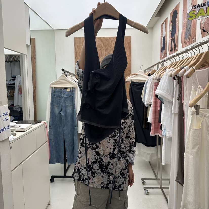 CHAV東大門代購女士新款時尚26夏季休閑真品熱賣吊帶背心CHAV吊帶/背心