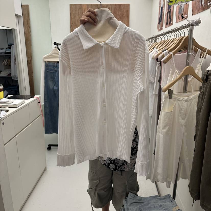 CHAV韓國代購女士新品真品人氣熱賣26夏季時尚襯衫蕾絲衫CHAV襯衫/蕾絲衫