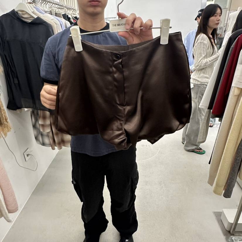 BREATHE韓國代購女士新品時尚真品熱賣26夏季人氣短褲緞面BREATHE短褲