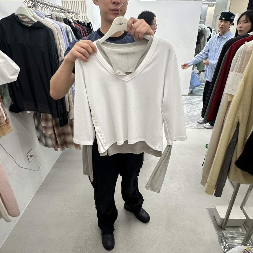 BREATHE韓國代購女士新款人氣休閑時尚26夏季熱賣長袖T恤BREATHE長袖T恤