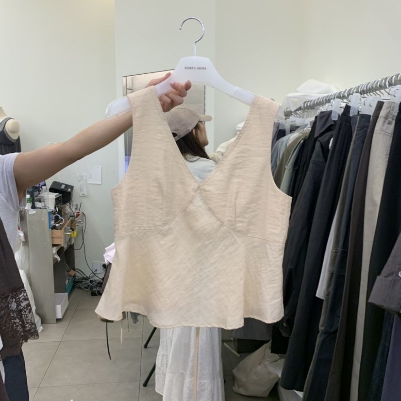 PORTS MOSS韓國代購女裝新品熱賣26夏季推薦人氣吊帶背心PORTS_MOSS吊帶/背心