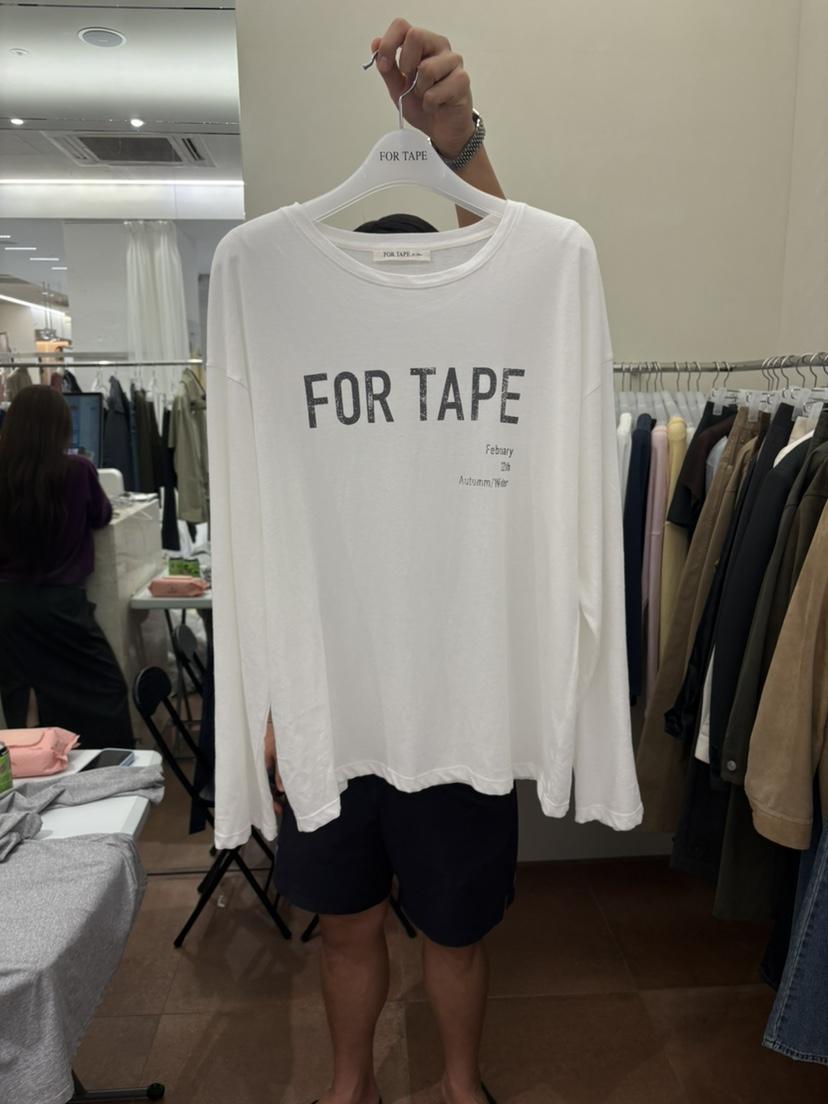 FOR TAPE東大門代購女士新品推薦26春夏職業休閑長袖T恤FOR TAPE長袖T恤