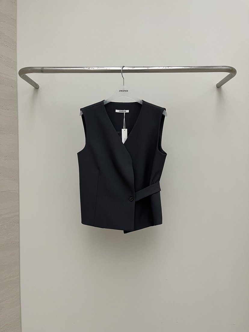 ATMOSPHERE韓國代購女士新品26春夏職業休閑熱賣真品馬甲ATMOSPHERE/BLING馬甲