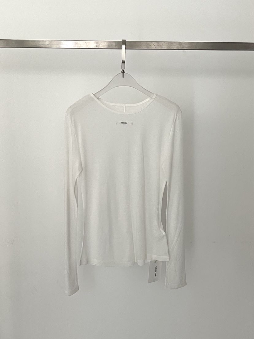 WEARABLE-L韓國直郵女裝新品真品26春夏推薦長袖T恤羊絨WEARABLE長袖T恤