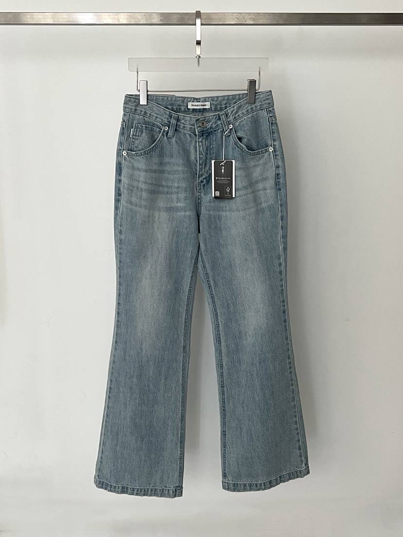 WEARABLE-L韓國代購女裝新品熱賣26春夏真品職業時尚牛仔褲WEARABLE牛仔褲