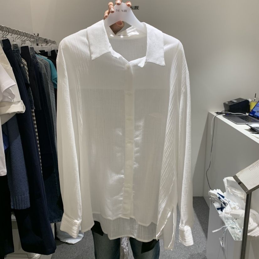 AUBE東大門代購女裝新品推薦26春夏時尚真品人氣襯衫蕾絲衫AUBE襯衫/蕾絲衫