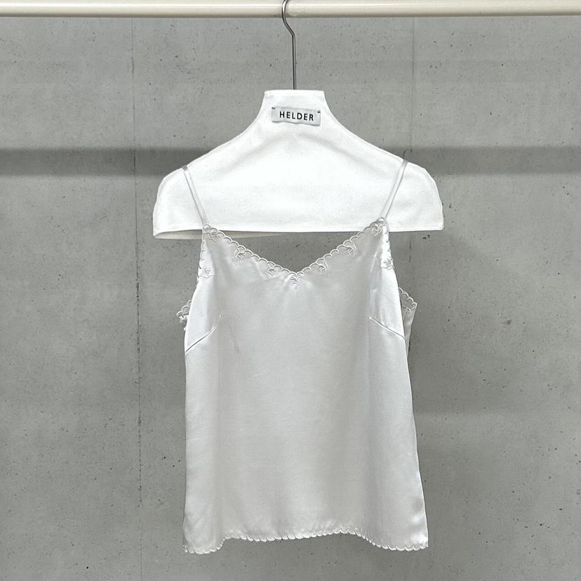HELDER-P東大門代購女裝新款職業休閑26春夏吊帶背心刺繡無袖HELDER吊帶/背心