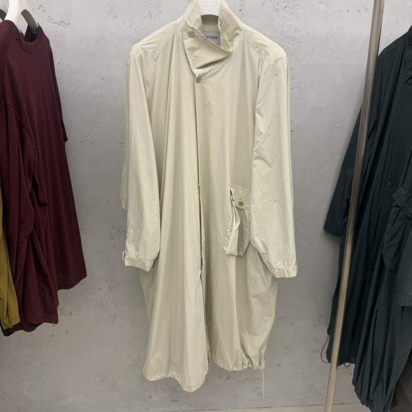 SIXTEEN韓國直郵女裝新品26春夏時尚真品人氣熱賣長款風衣SIXTEEN長款風衣