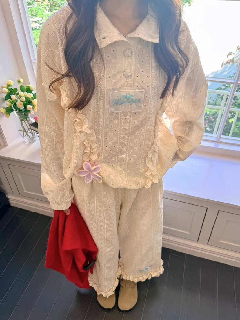 BOUTIQUE-L韓國直郵女士新款人氣26初秋時尚26秋冬襯衫蕾絲衫BOUTIQUE-L襯衫/蕾絲衫