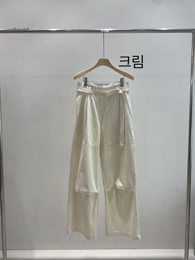UNBOUND韓國直郵女裝新品休閑26秋冬熱賣真品休閑褲含腰帶UNBOUND休閑褲