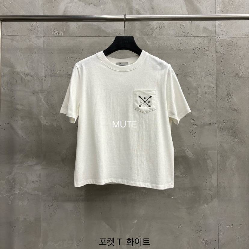 MUTE-P韓國代購女士新品真品熱賣26初秋時尚推薦T恤口袋MUTET恤