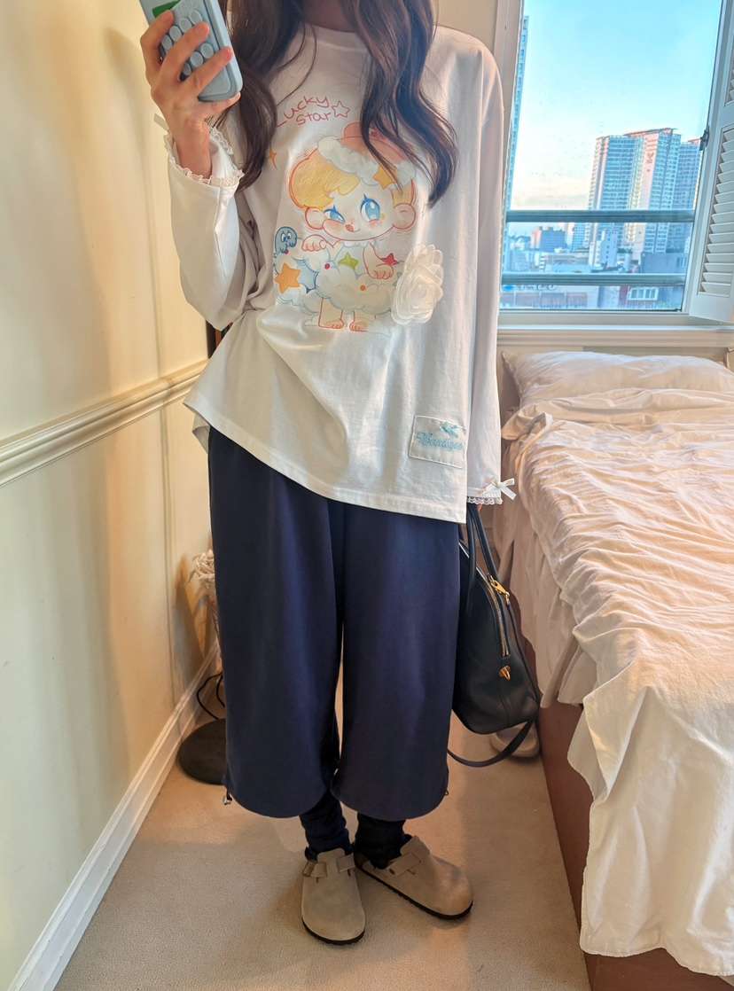 BOUTIQUE-L東大門實拍女士新品休閑熱賣真品26初秋長袖T恤BOUTIQUE-L長袖T恤